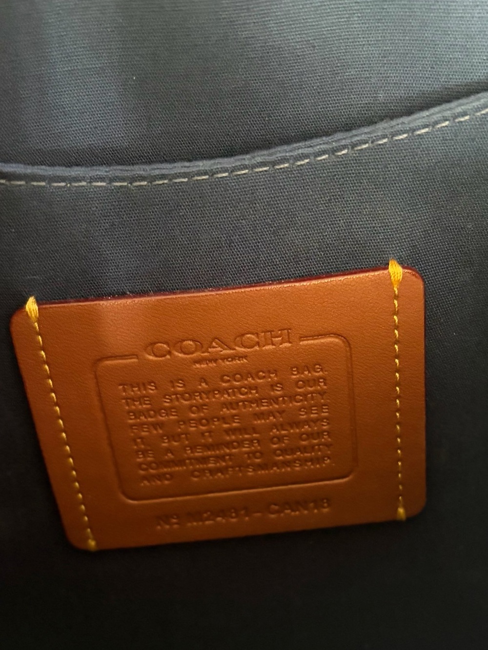 Coach Chain Tabby 30 in Signature Denim - Picture 5 of 7